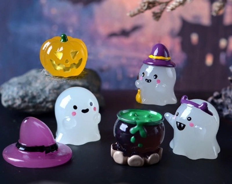 Halloween Resin Color Block Minimalist Jewelry|Festive Accessories