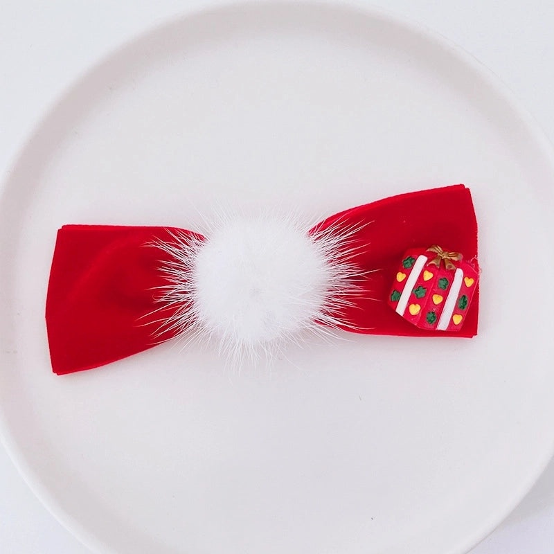 Christmas Bow Knot Hair Clip Cute Festival Party Accessory|Hair Accessories