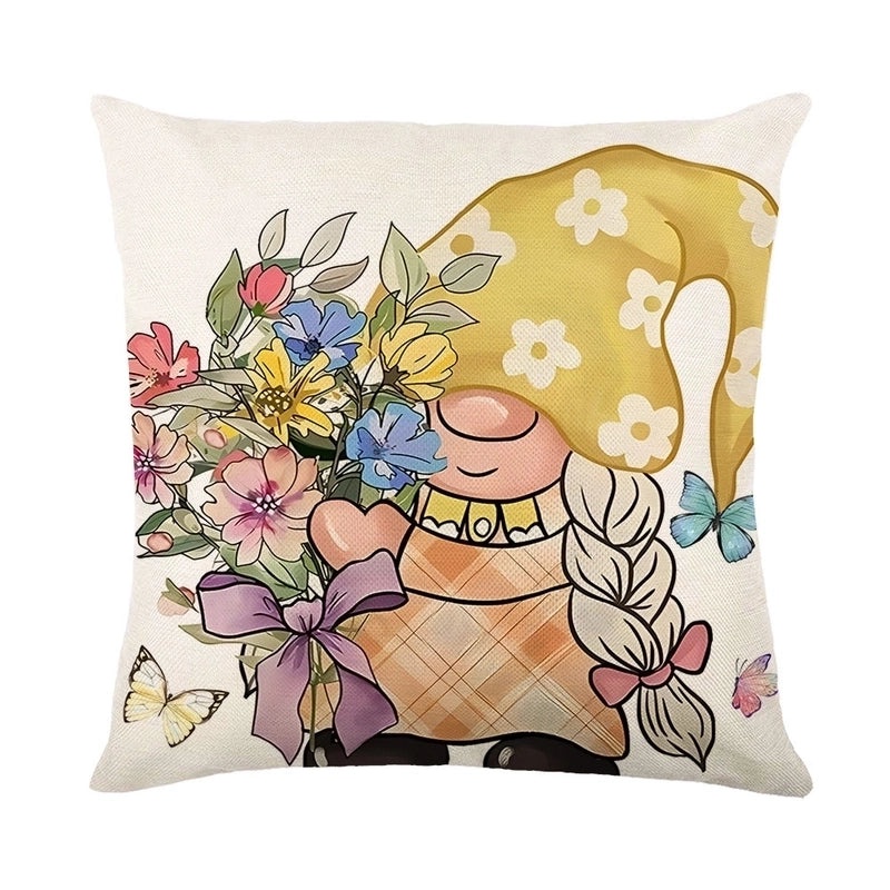 Summer Linen Pillow Covers in Minimalist Color Block Design|Home Decor Pillows