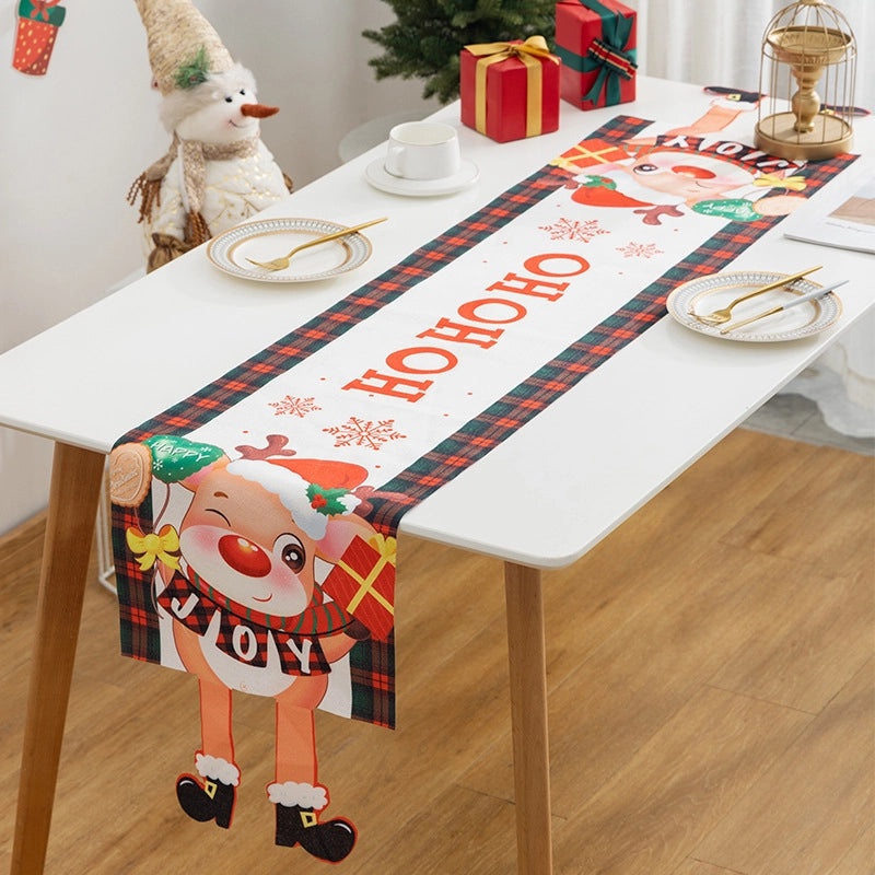 Minimalist Christmas Tree Letter Table Runner for Office Decor|Home Decor/Table Linens