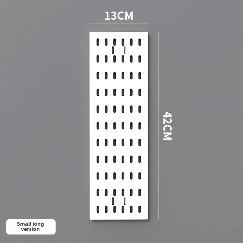 Multi-Functional Wall-Mounted Storage Rack No-Drill Hook Organizer for Kitchen Bathroom Dorm Entrance|Home Storage & Organization