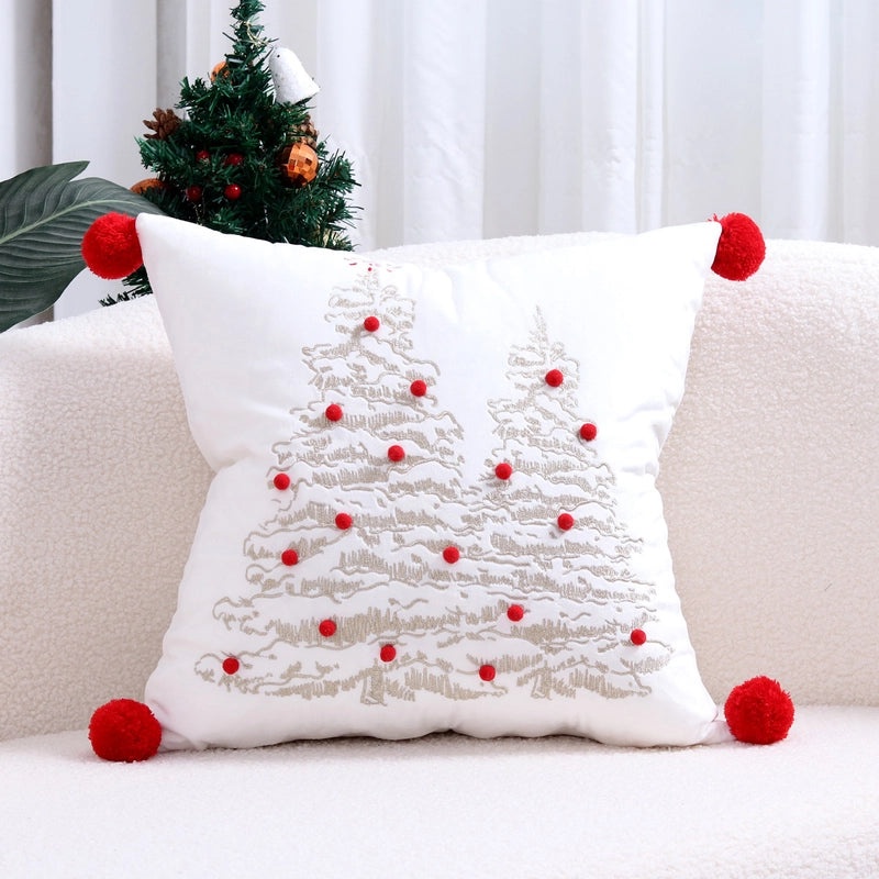 Christmas Tree and Reindeer Plush Pillow Covers|Home Decor Pillows
