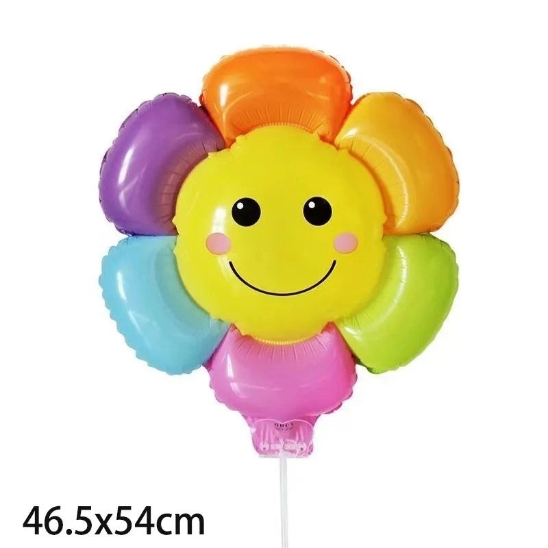 Birthday Rose and Daisy Flower Aluminum Foil Balloon for Party Decorations|Party Supplies Balloons