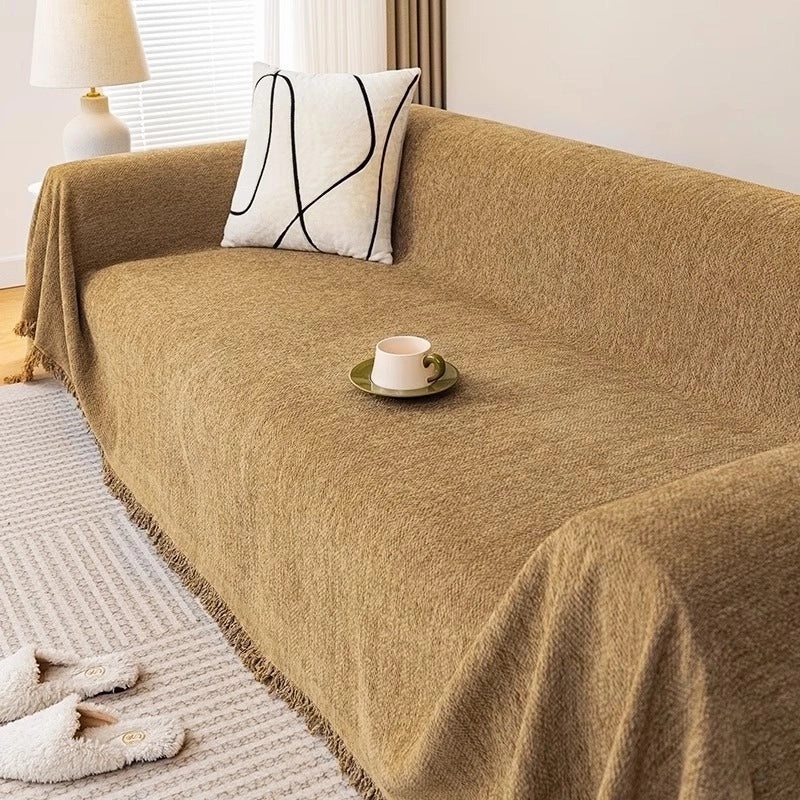 Autumn Winter Premium Herringbone Sofa Cover Blanket Universal All-Inclusive Sofa Towel Cloth|Home Textiles
