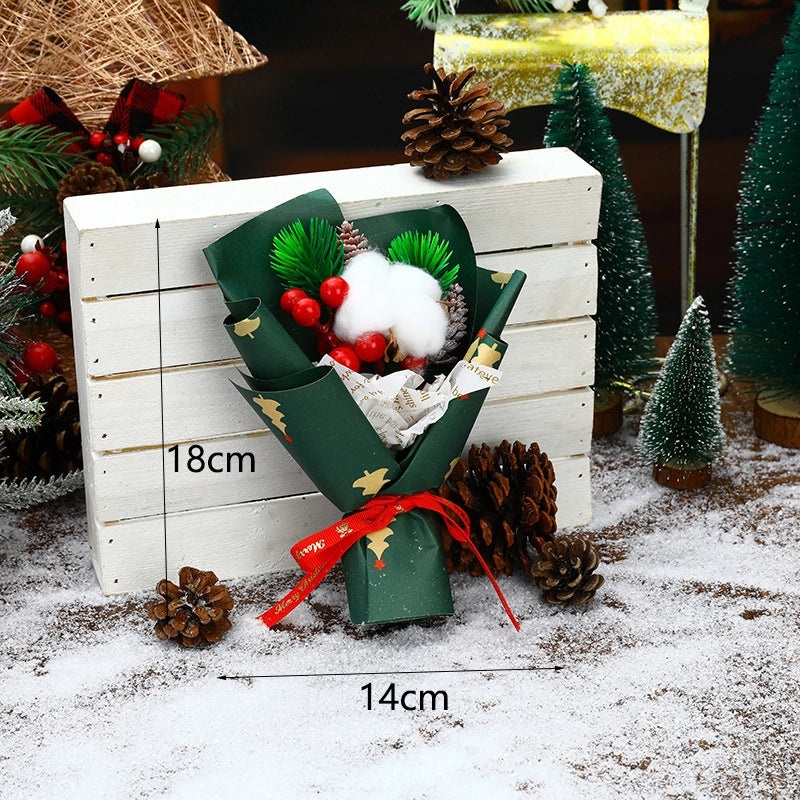 Valentine's Day New Year Father's Day Cute Dried Soap Flowers Artificial Floral Decorations|Home Decor Artificial Flowers