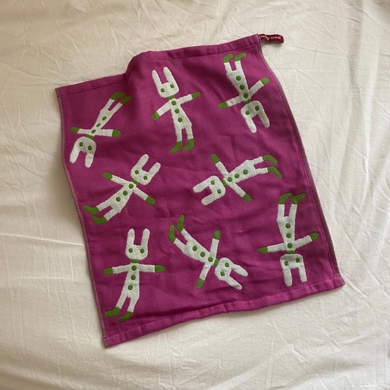 Adorable Animal Print Cotton Towels for Kids|Home & Kitchen Bath Towels