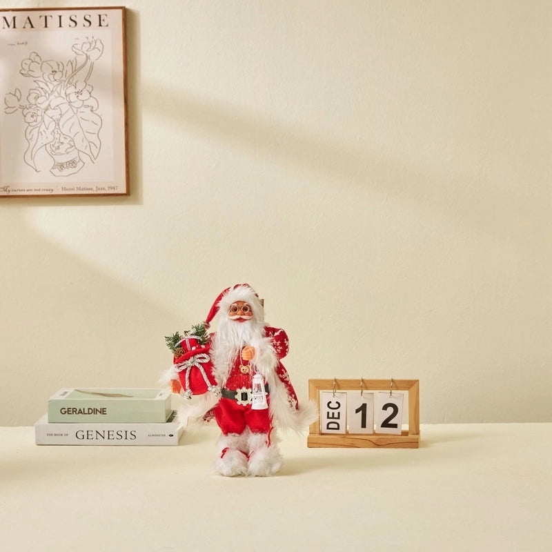 Festive Santa Claus PVC Christmas Party Decorations|Holiday Party Supplies