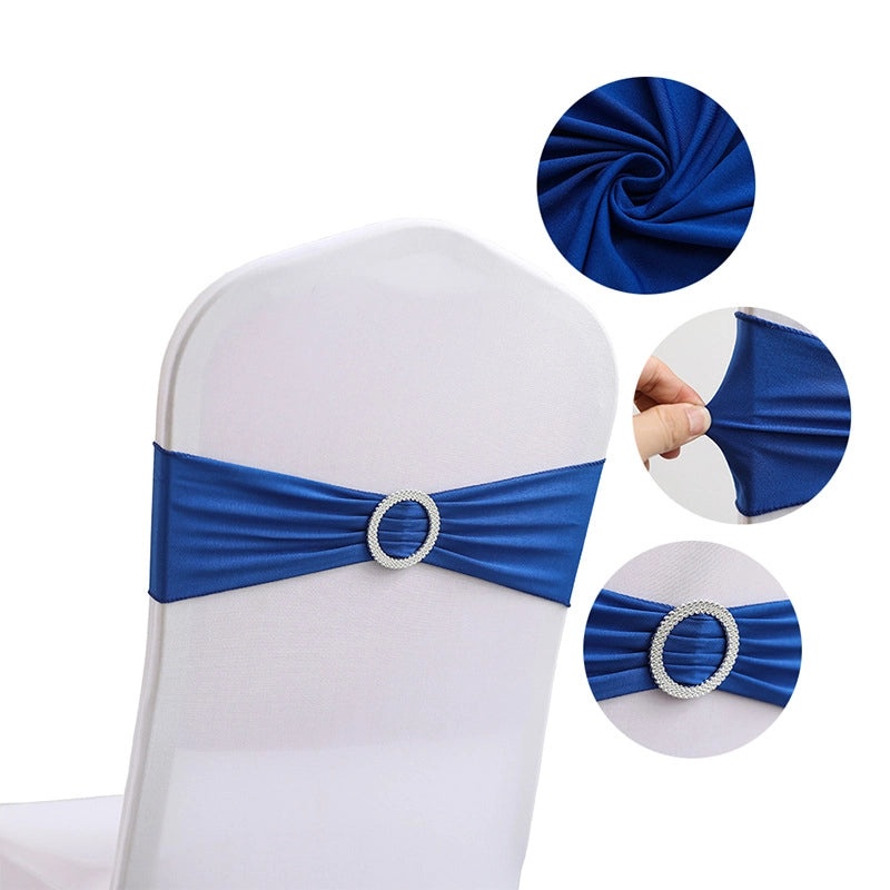 Elegant Solid Color Polyester Chair Cover for Weddings and Events|Home Decor & Furniture Accessories