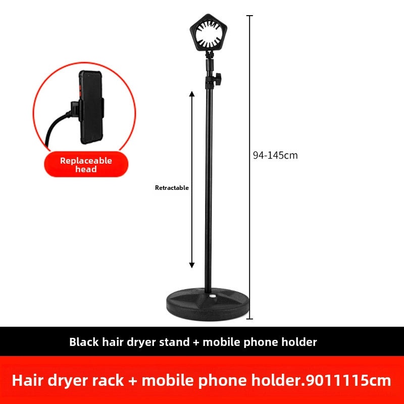 Hands-Free Vertical Hair Dryer Stand for Mobile Phone and Pets | Home & Living Accessories