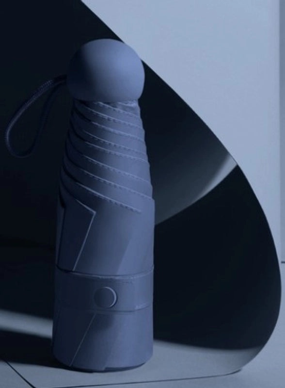 Mini Five-Fold Compact Umbrella | Portable Sun Shade Pocket Umbrella for Sun Protection with Custom Logo | Gifts & Promotional Products