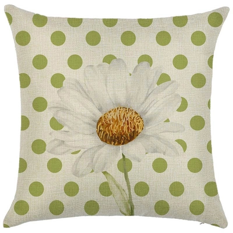 Rustic Floral Linen Pillow Covers | Home Decor & Bedding