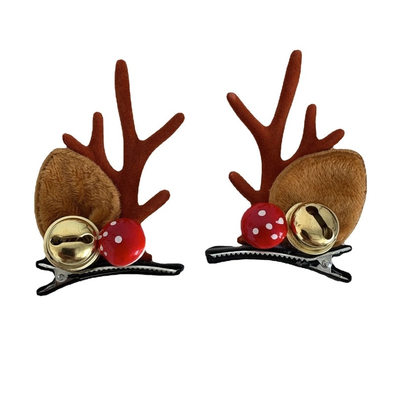 Festive Reindeer Antler Hair Clip for Daily Wear|Hair Accessories