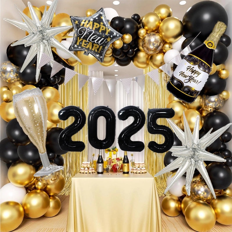 Minimalist Number Aluminium Foil Balloons for Vacation and Festival|Party Decorations Balloons