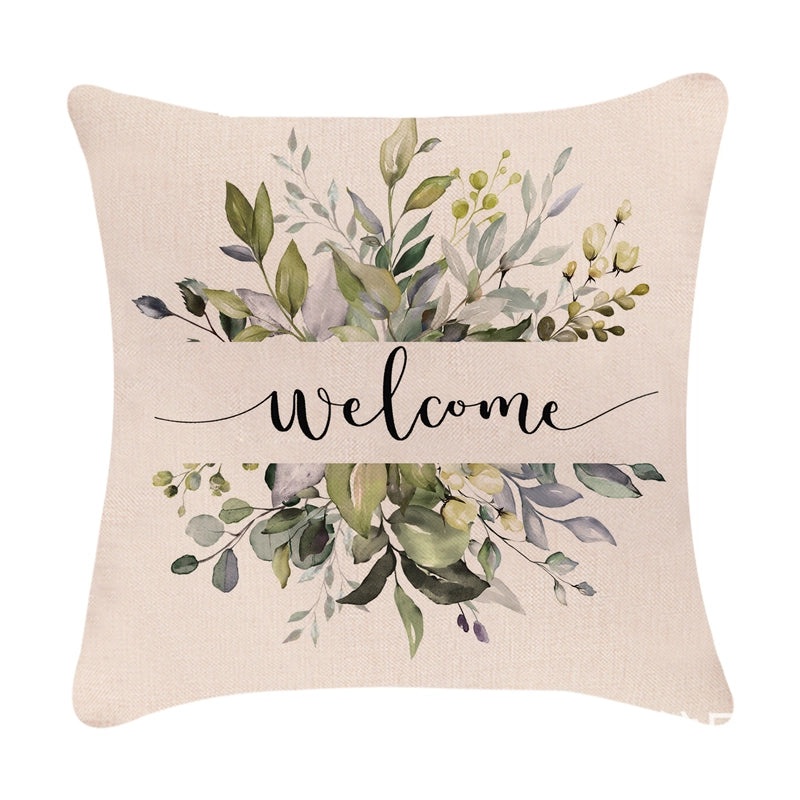 Minimalist Easter Rabbit Linen Pillow Covers for Couch and Sofa Decor | Home Decor Accessories