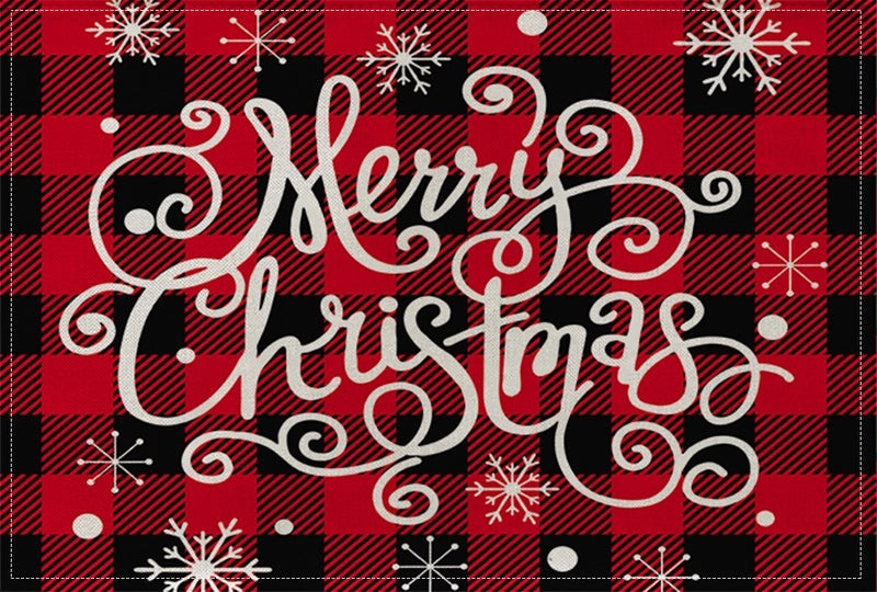 Vintage Cotton Linen Christmas Tree Letter Decoration|Home & Garden > Holiday Decor > Christmas Decorations