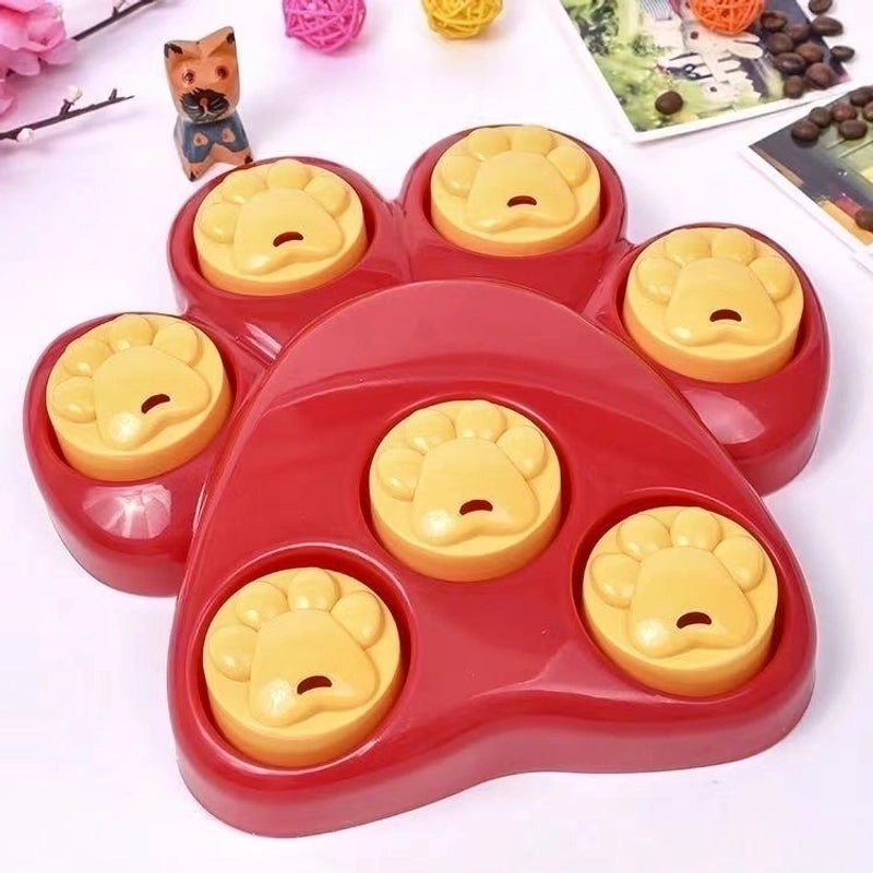 Eco-Friendly Minimalist Pet Toy Plastic Footprint Design 1 Piece|Pet Supplies Toys