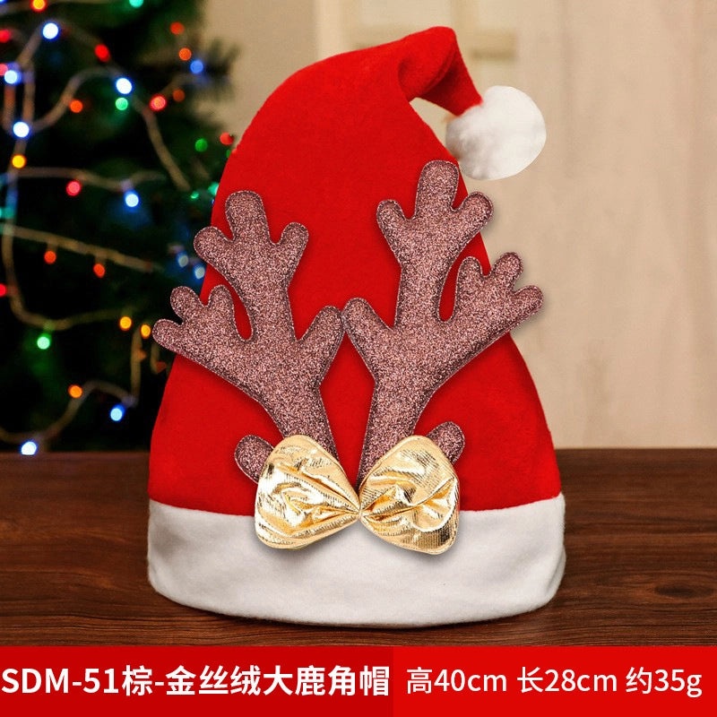 Christmas Cute 2D Cartoon Nonwoven Fabric Decorations|Holiday Home Decor