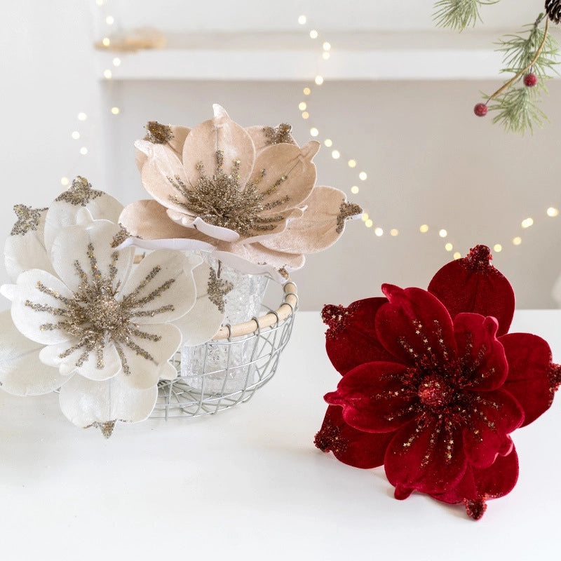 Minimalist Christmas Floral Holiday Hanging Ornaments for Banquet and Travel | Home Decor & Seasonal Decorations