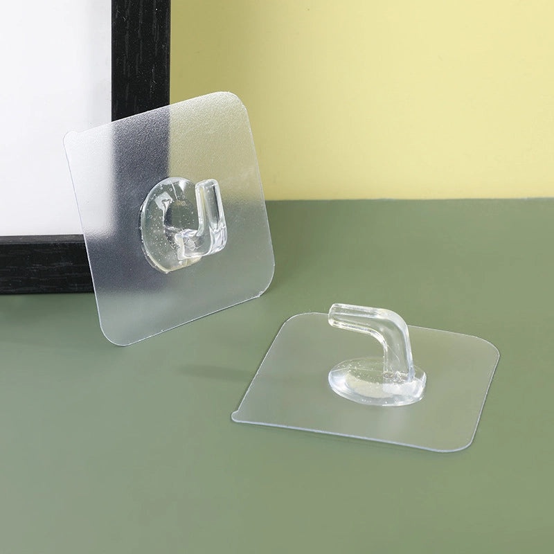 Creative Seamless Horn Wall Hook Punch-Free Bathroom Door Hanger Double Horn Adhesive Sticker|Home & Living - Wall Hooks & Hangers