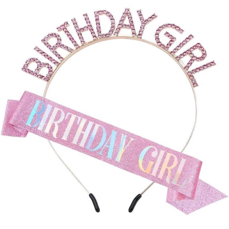 Princess Cute Letter Alloy Hair Band with Cloth and Rhinestones Inlay | Hair Accessories