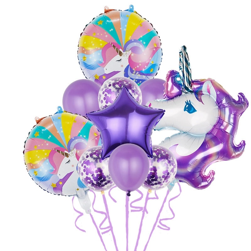 Birthday Celebration Aluminum Foil Balloons 10 pcs | Party Supplies Balloons