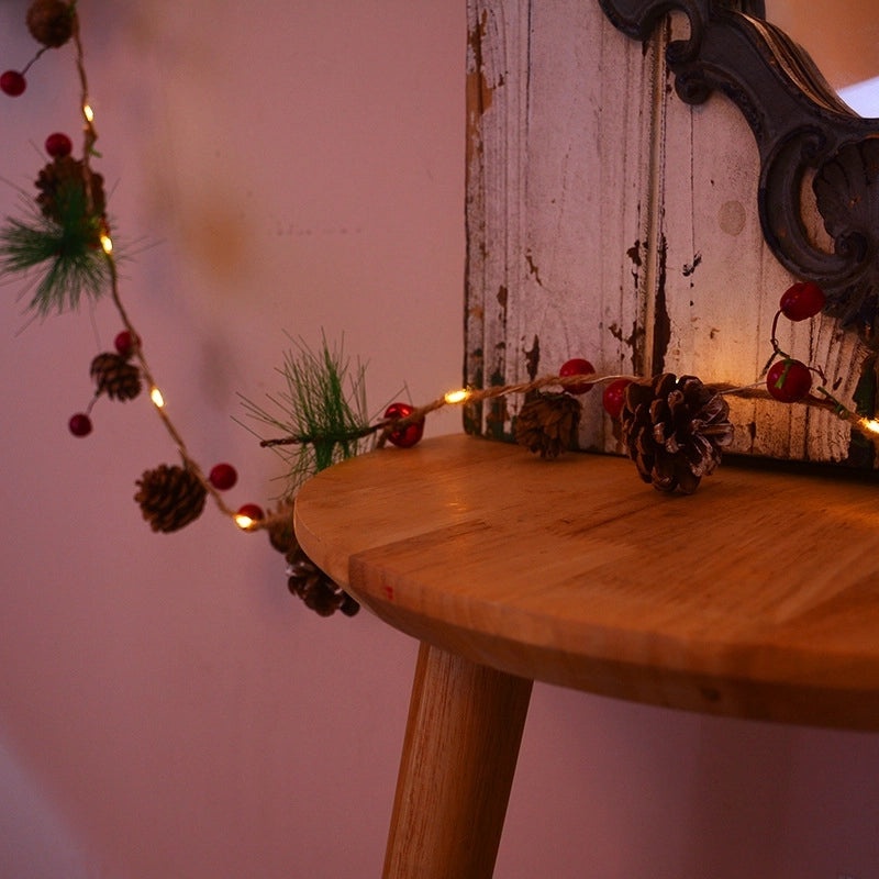 Romantic Christmas Pine Cone String Lights for Party Decoration|Holiday & Seasonal Lighting