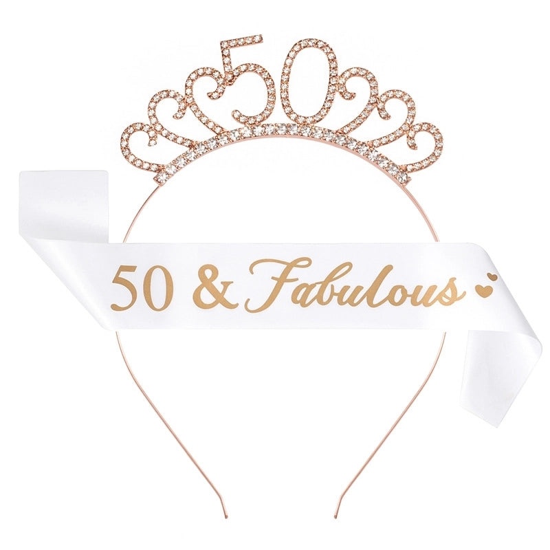 Stylish Alphabet Number Alloy Hair Band with Rhinestone Inlay 1 Set|Hair Accessories