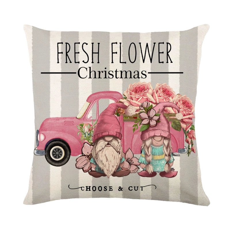 Relaxed Travel Theme Linen Cushion Covers|Home Decor Pillows