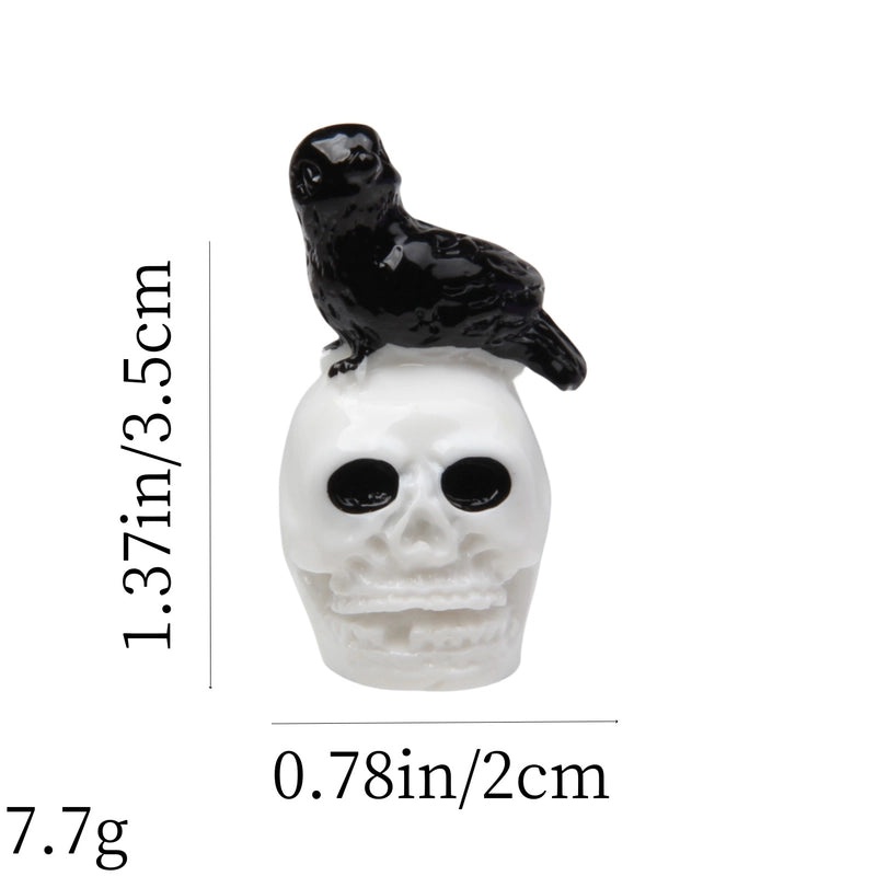 Halloween Ethnic Minimalist Pumpkin Skull Resin Decor for Table Party Supplies|Home & Living > Seasonal Decor > Halloween Decorations