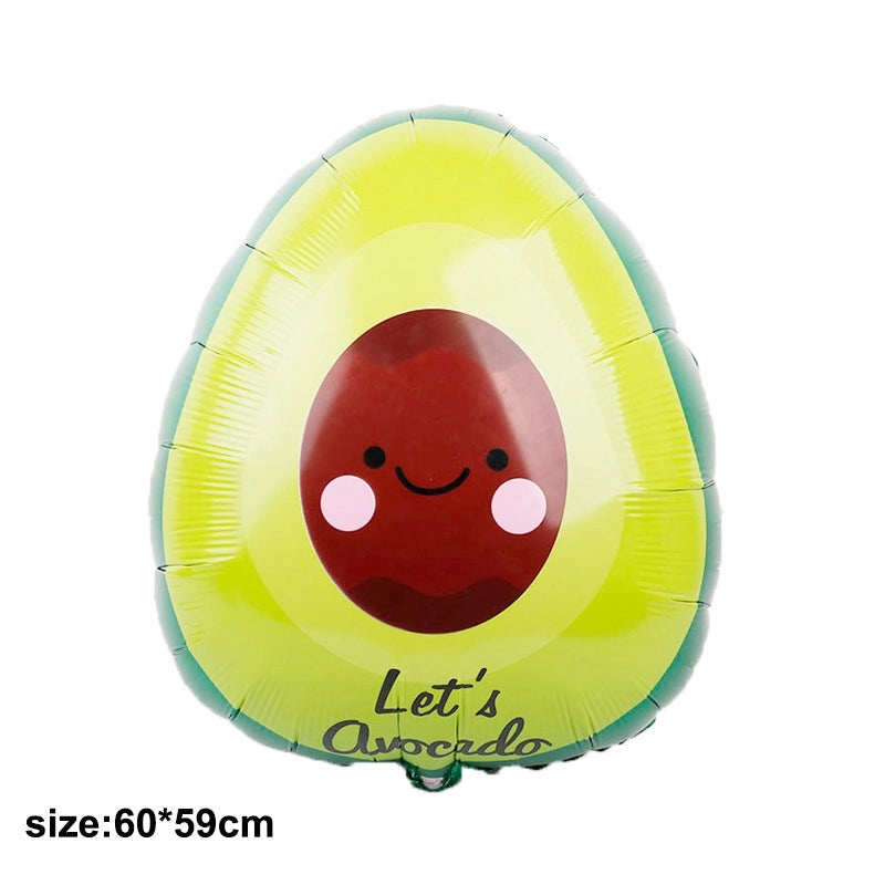 Colorful Fruit Aluminum Foil Party Balloon Single Pack|Party Supplies Balloons