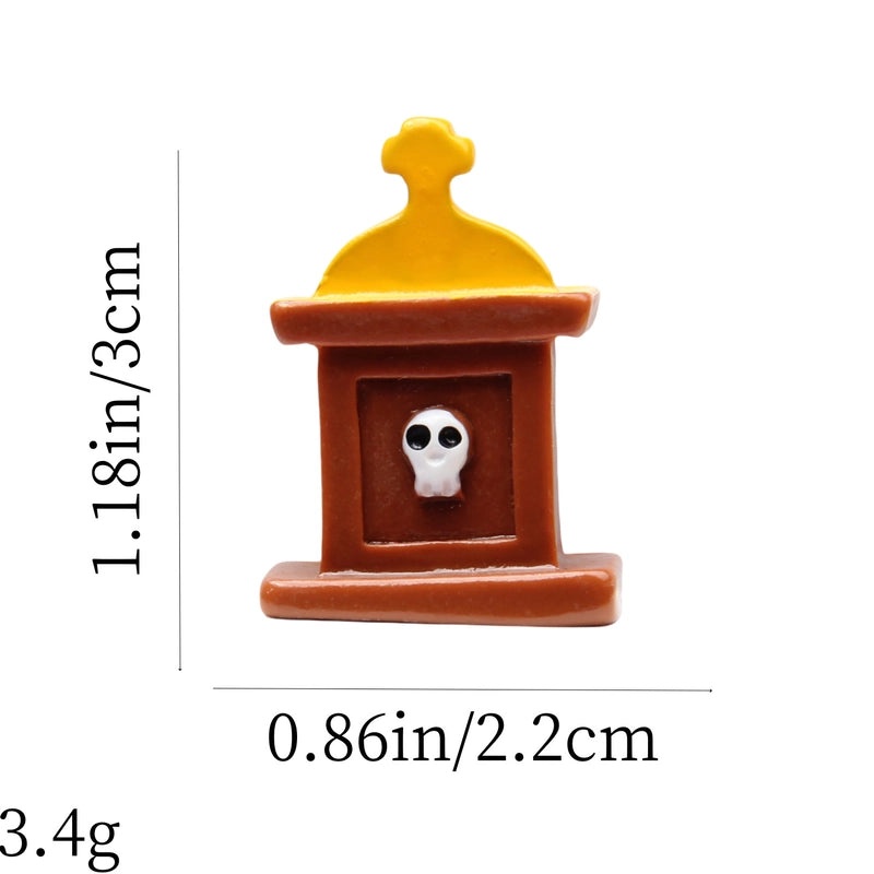 Halloween Ethnic Minimalist Pumpkin Skull Resin Decor for Table Party Supplies|Home & Living > Seasonal Decor > Halloween Decorations
