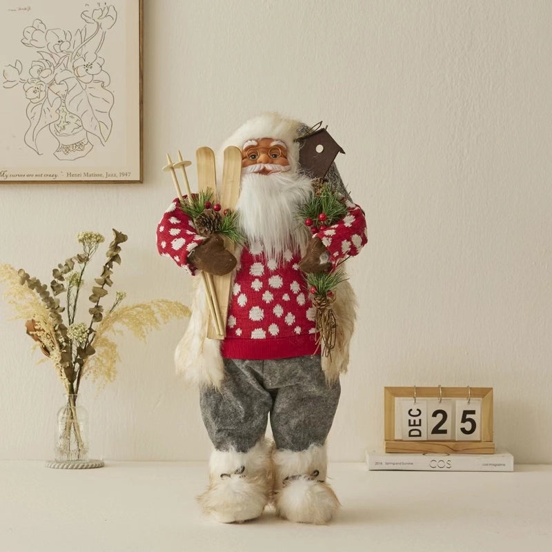 Festive Santa Claus PVC Christmas Party Decorations|Holiday Party Supplies