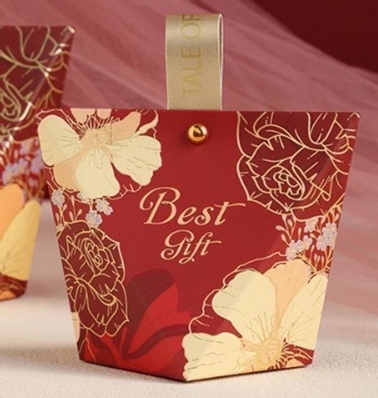 Floral Letter Paper Gift Bags for Wedding Banquets|Wedding Accessories