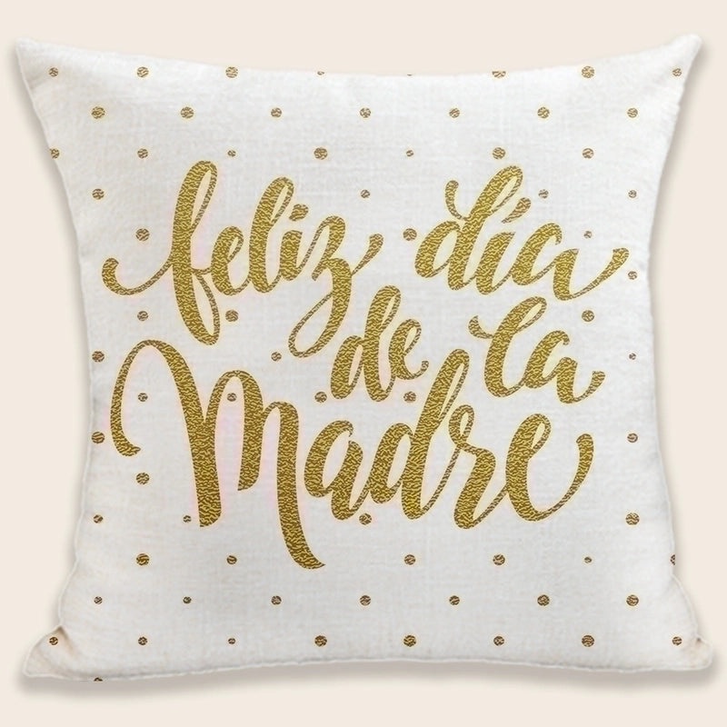 Mama Letter Plush Pillow Cases Minimalist Classic Style Soft Cushion Covers|Home Decor Pillows