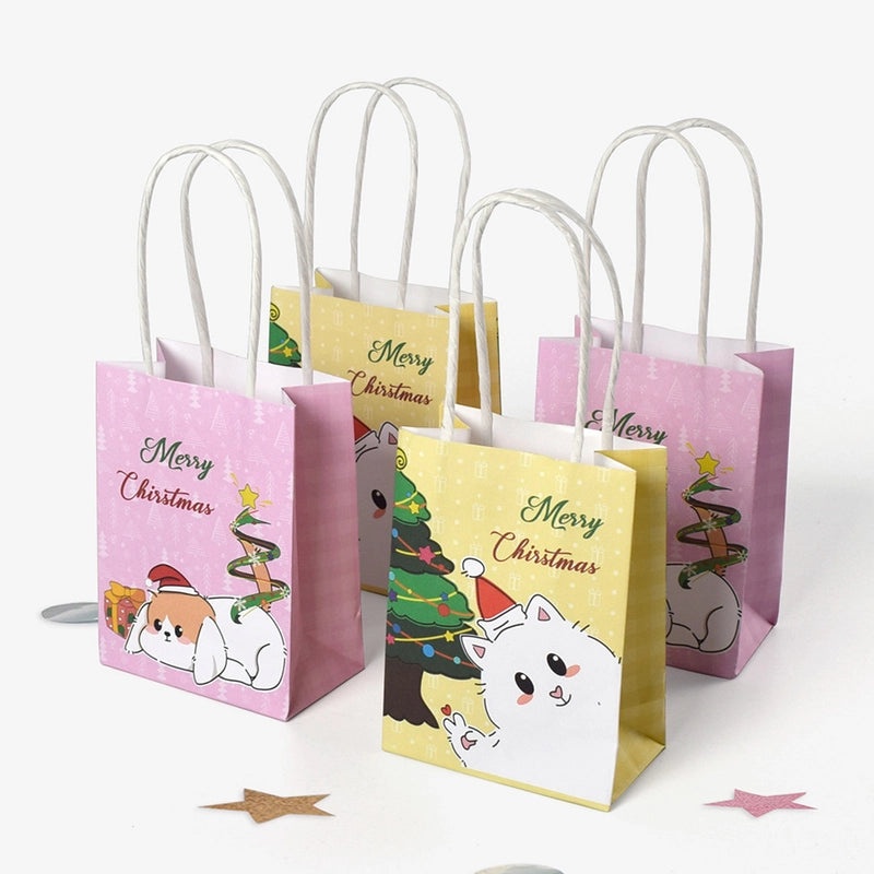 Christmas Animal Cartoon Gift Bags for Party & Birthday Wrapping Supplies|Party Supplies