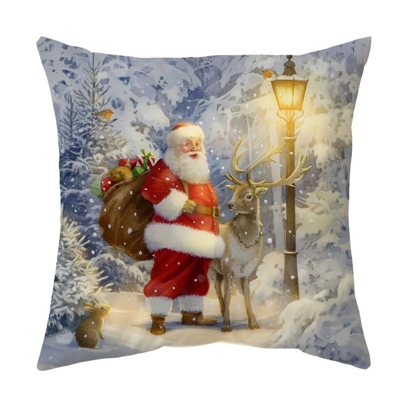 Adorable Snowman Plush Cushion Covers|Home Decor Pillows