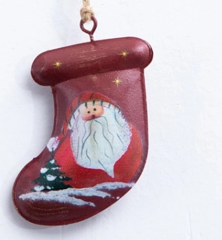 Cartoon Santa Claus Iron Christmas Decoration Minimalist Festive Props|Home Decor