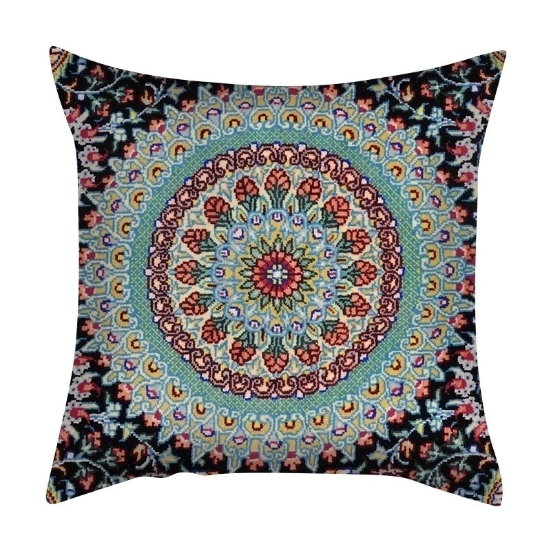 Bohemian Geometric Peach Skin Cushion Covers|Home Decor Pillows