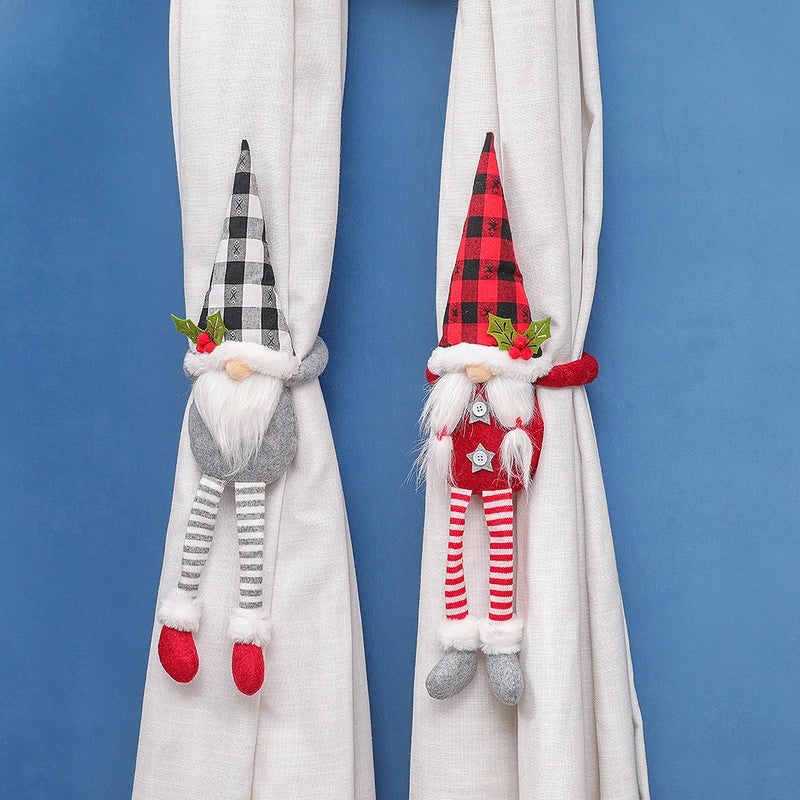 Festive Christmas Plaid Indoor Decor Props|Holiday Home Decorations