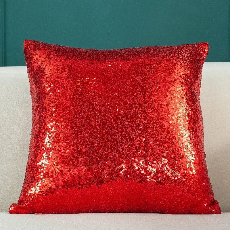 Elegant Vintage Solid Color Sequin Pillow Covers|Home Decor Pillows