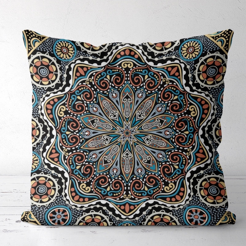 Vintage Printed Polyester Pillow Covers for Couch & Sofa | Home Decor Pillows