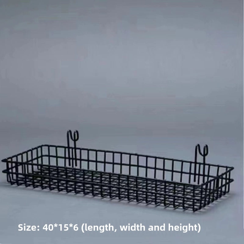 Metal Mesh Grid Wall Rack for Storage and Photo Display | Home Organization