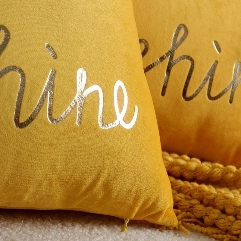 Minimalist Classic Letter Design Polyester Pillow Covers|Home Decor Pillows
