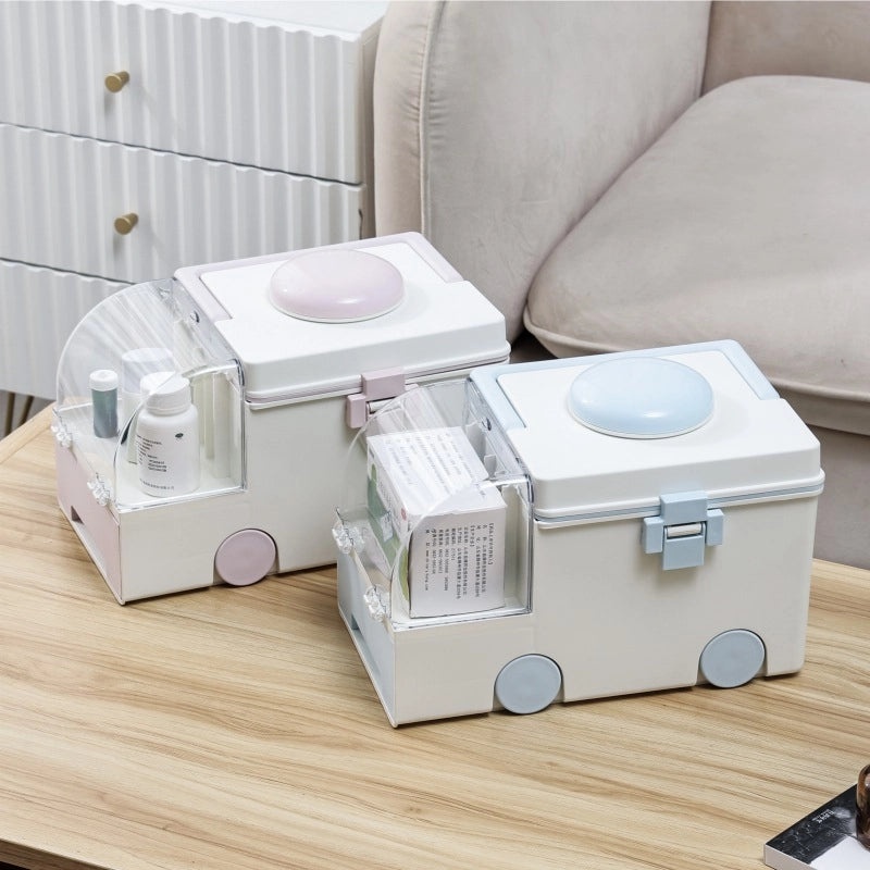 Portable Household First Aid Kit with Complete Medicine Storage Box | Health & Personal Care