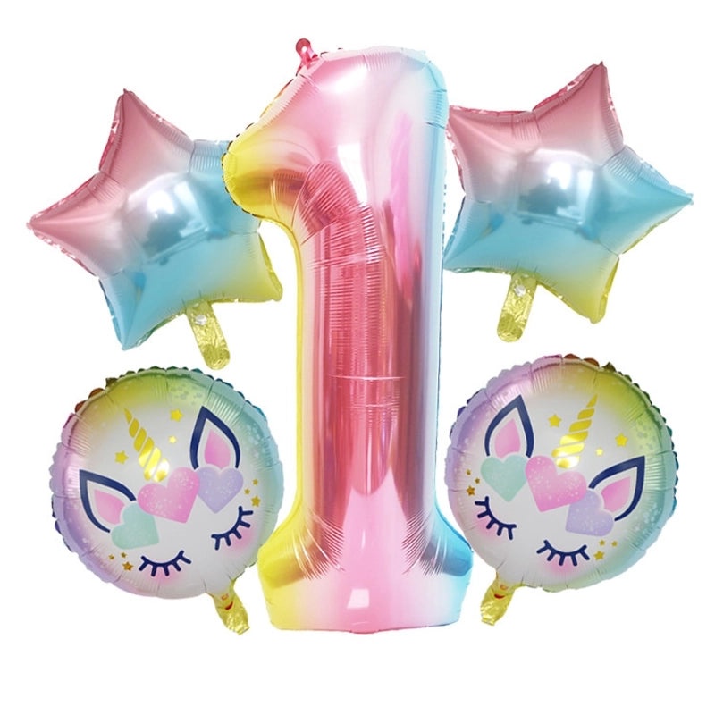 Colorful Star Rainbow Aluminum Foil Balloons for Home Party Carnival Decoration|Party Supplies Balloons