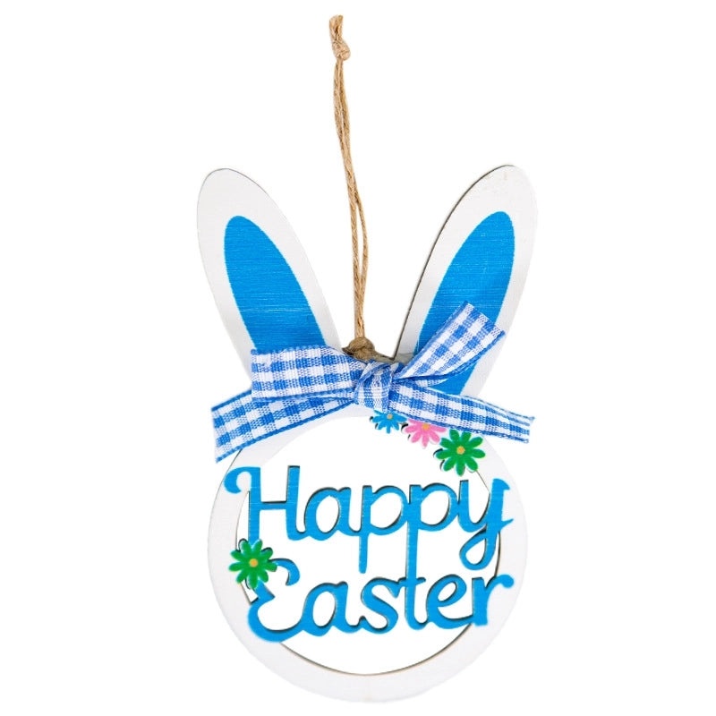 Minimalist Rabbit Letter Wooden Hanging Ornament for Daily and Festival Decor|Home Decor & Hanging Ornaments