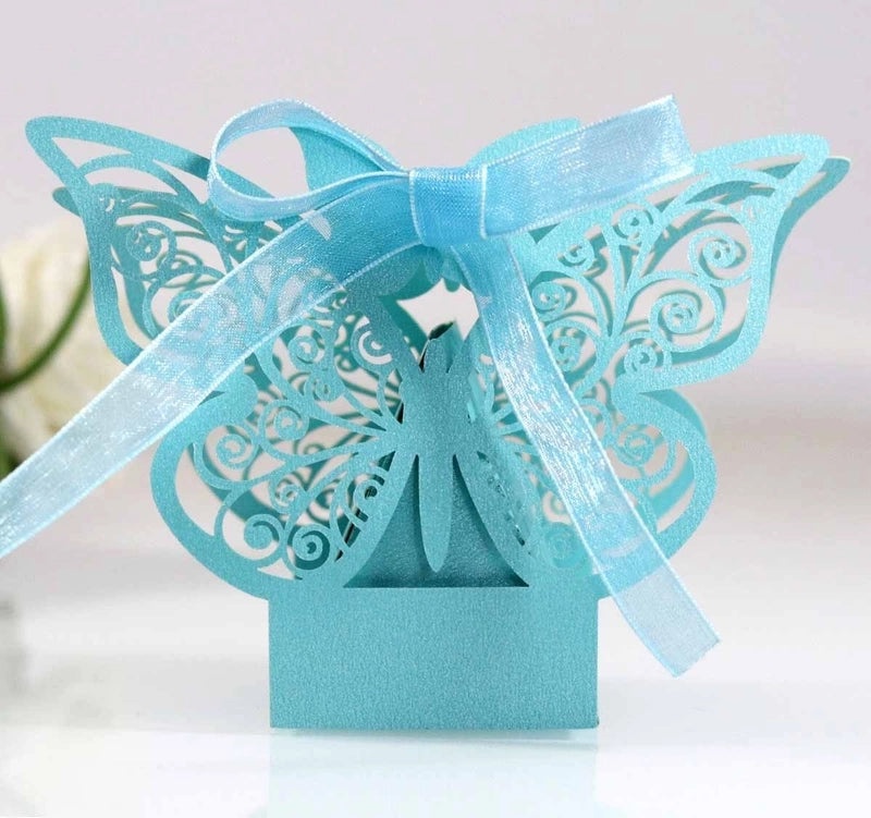 Iridescent Bow Knot Gift Bags 210g for Wedding Banquet|Gift Bags & Packaging