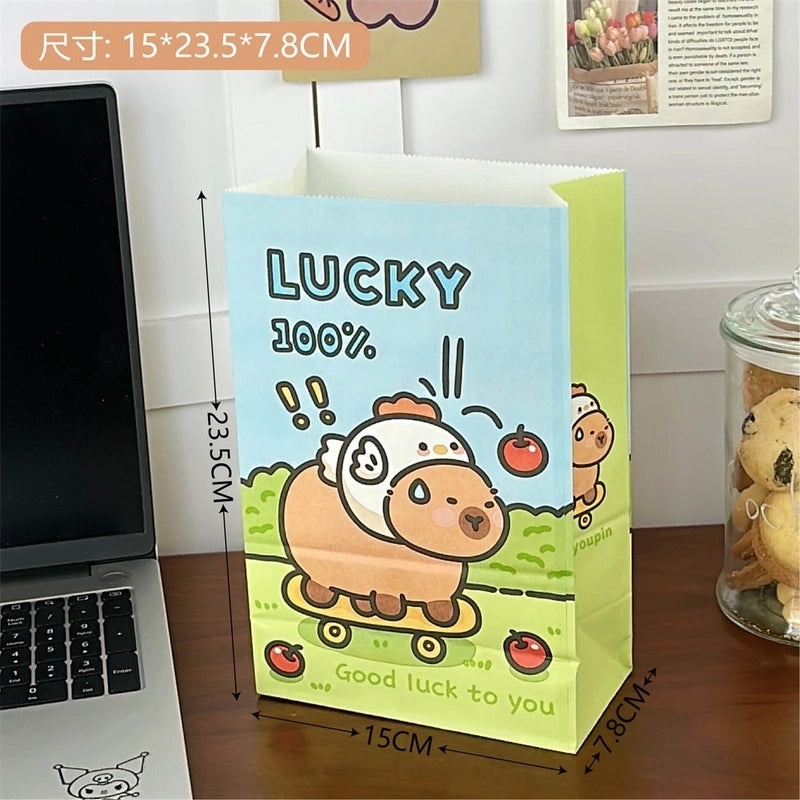 Plaid Kraft Paper Birthday Gift Bag Single Piece | Birthday Gift Bags