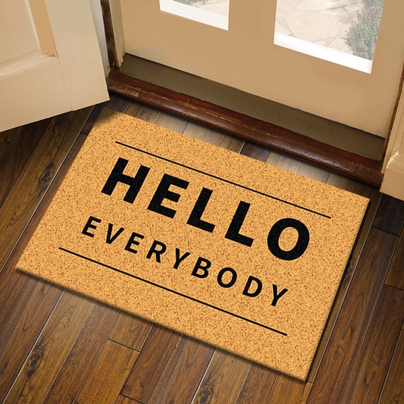 Coconut Palm Pattern Absorbent Bathroom Floor Mat Non-slip Entrance Rug Durable Household Floor Mat|Home & Living > Bath > Bath Rugs