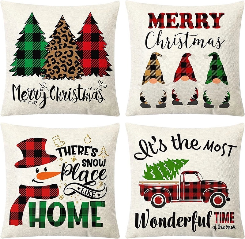 Stylish Cartoon Linen Cushion Covers for Home Decor|Home Textiles & Pillows